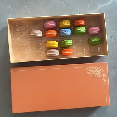 12 Paletten Kunststoffverpackung Makaron Transparente Box Verpackung Makaron Teller Verpackung Passende Anpassung