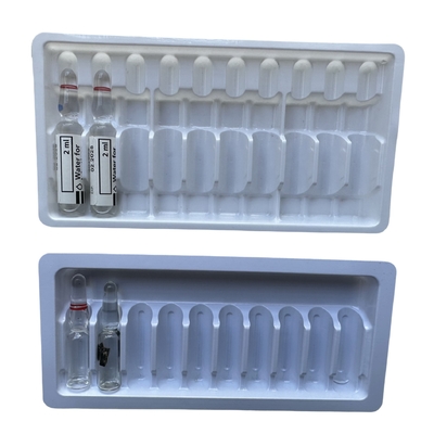 Wasser-Injektionsverpackung Anzug 1ml 2ml 3ml Glasflasche Ampoule Tray Etikett Anpassung