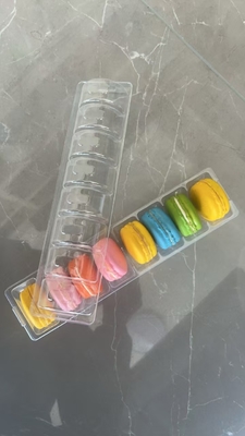 12 Paletten Schokolade Lebensmittelverpackung Kunststoff Makkaron Verpackung Kunststoff passender Anpassung