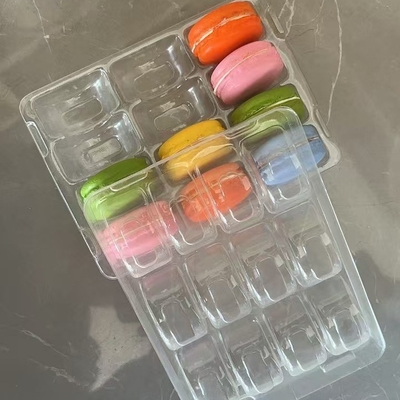 12 Paletten Schokolade Lebensmittelverpackung Kunststoff Makkaron Verpackung Kunststoff passender Anpassung