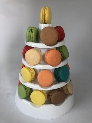 12 Stück PET-Kunststoff-Makaronbehälter