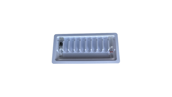 PET-Blister-Verpackungsplatte Wasser-Injektionsmedikamente Ampulle-Platte Anpassung