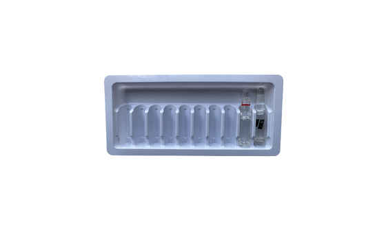 PET-Blister-Verpackungsplatte Wasser-Injektionsmedikamente Ampulle-Platte Anpassung