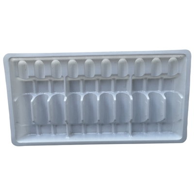 PET-Blister-Verpackungsplatte 1 ml 2 ml Wasser-Injektionsmedikamenten Ampulle-Platte kundenspezifisch Großhandel