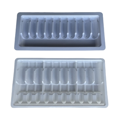 PET Verdickungsplatte Medizin-Wasser-Injektionsampulle-Platte Verpackung maßgeschneiderter Großhandel