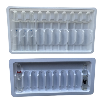 PET Verdickungsplatte Medizin-Wasser-Injektionsampulle-Platte Verpackung maßgeschneiderter Großhandel
