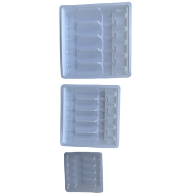 PET10ml Verpackung Kunststoffbox Ampulle Tabelle benutzerdefinierte Sicherheitsschlüsselprodukte Ampulle Tabelle benutzerdefinierte