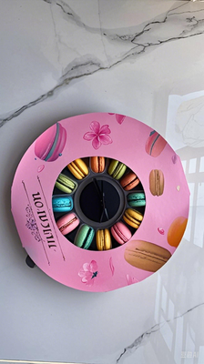 Versorgung Macaron 9 Verpackung Macaron-Teller Macaron-Papierboxen Macaron-Plastik-Teller Macaron-Geschenkboxen Macaron-Kartons