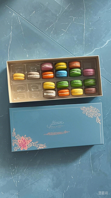 Versorgung Macaron 24 Verpackung Macaron-Teller Macaron-Papierboxen Macaron-Plastik-Teller Macaron-Geschenkboxen Macaron-Kartons