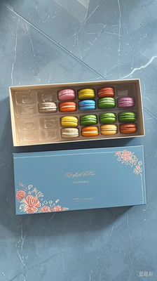 Versorgung Macaron 24 Verpackung Macaron-Teller Macaron-Papierboxen Macaron-Plastik-Teller Macaron-Geschenkboxen Macaron-Kartons