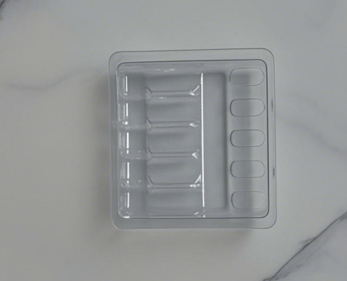 1 ml Ampulle Blister Tray für Medikamente Verpackungskiste mit individuellen Abmessungen und Mustergenehmigung für den individuellen Versand