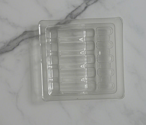 1 ml Ampulle Blister Tray für Medikamente Verpackungskiste mit individuellen Abmessungen und Mustergenehmigung für den individuellen Versand