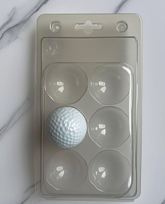 12 Golfbälle Transparente Verpackung Kunststoffbox Verpackung Golfball Verpackung