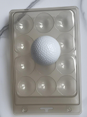 12 Golfbälle Transparente Verpackung Kunststoffbox Verpackung Golfball Verpackung