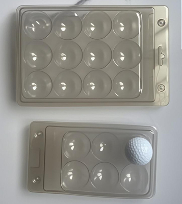 12 Golfbälle Transparente Verpackung Kunststoffbox Verpackung Golfball Verpackung