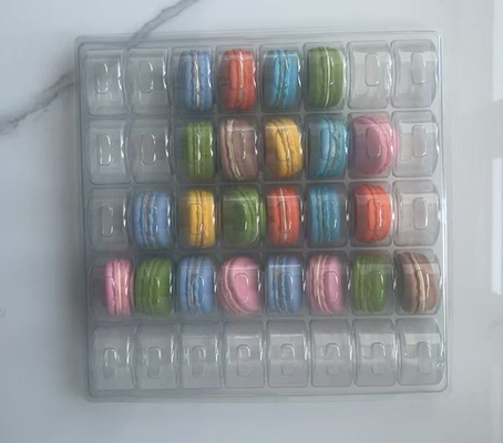 Großhandel Macaron-Box Verpackung 12 Stück Prägung Druck Handhabung