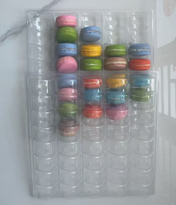 Durchsichtige 40 Stück Plastik Macaron Verpackung