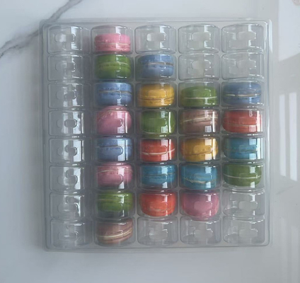 Kunststoff Turm Makaron Verpackungskiste anpassbares Design