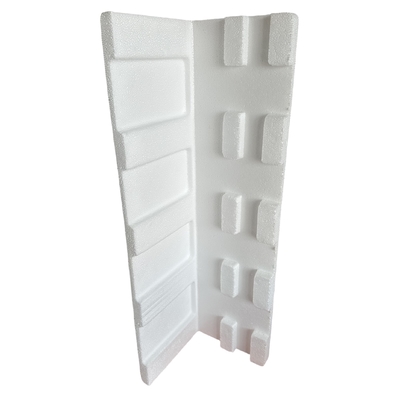 EPS (Expanded Polystyrene) Schaumstoff Eckschutz angepasste zerbrechliche elektronische Produkte Rechtswinkelschutz für Fenster und Türen