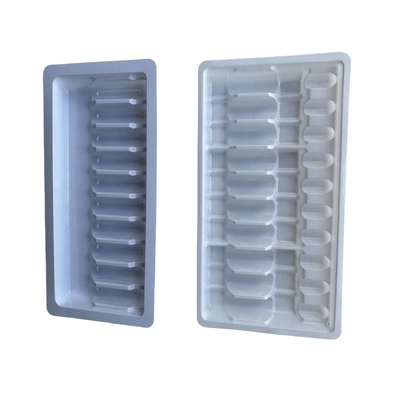 PET-Polyethylen-Terephthalat-Ampulle-Tray Anpassung 1ml 2ml 5ml 10ml Ampulle-Tray mit mehreren Spezifikationen zur Auswahl