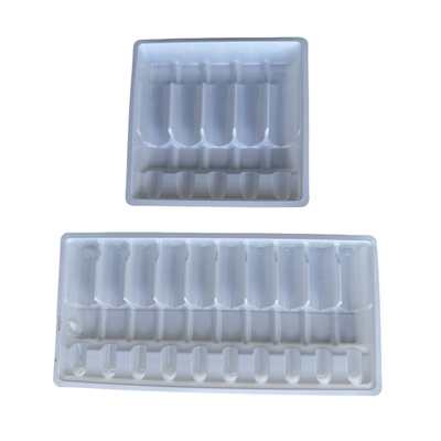 PET-Polyethylen-Terephthalat-Ampulle-Tray Anpassung 1ml 2ml 5ml 10ml Ampulle-Tray mit mehreren Spezifikationen zur Auswahl