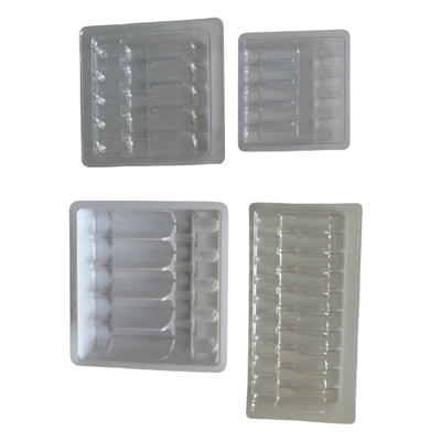 1 ml 2 ml 5 ml 10 ml PET Ampulle Tray Wasser Injektion Ampulle Verpackung Tray Anpassung
