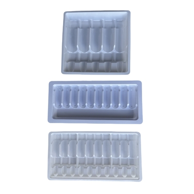 1 ml 2 ml 5 ml 10 ml PET Ampulle Tray Wasser Injektion Ampulle Verpackung Tray Anpassung