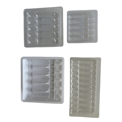 Individuelles Vakuum-Tray Verpackung 1ml 2ml 5ml 10ml PET-Wasser-Injektions-Ampulle-Tray
