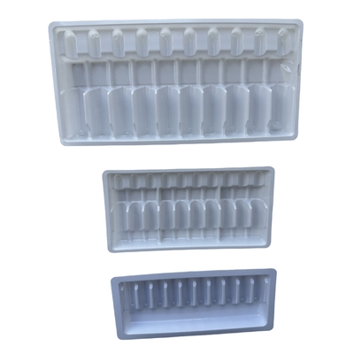 Individuelles Vakuum-Tray Verpackung 1ml 2ml 5ml 10ml PET-Wasser-Injektions-Ampulle-Tray