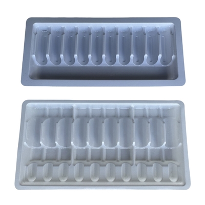 Individuelles Vakuum-Tray Verpackung 1ml 2ml 5ml 10ml PET-Wasser-Injektions-Ampulle-Tray