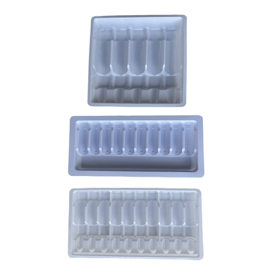 Individuelles Vakuum-Tray Verpackung 1ml 2ml 5ml 10ml PET-Wasser-Injektions-Ampulle-Tray