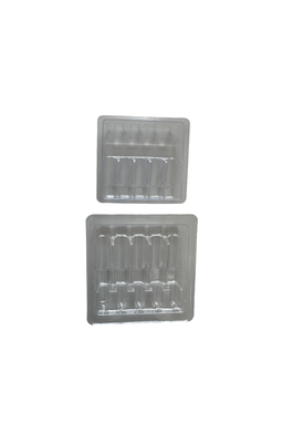 Blister Tray Verpackung für Wasser Injektion 1ml 2ml 5ml 10ml PET Ampulle Tray Anpassung