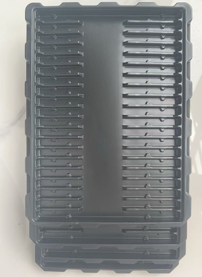 Fabrikmaßnahme PS Anti-statische Blister Trays, Transparente Kunststoffboxen Elektronische Verpackung PCB Modul Umsatz Trays
