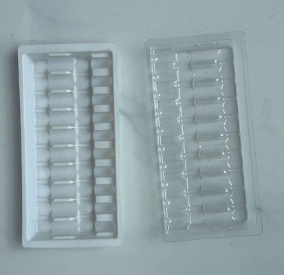 5 ml 10 Ampulle Flasche mit Wasser für die leichte Injektion Impfstoff Taille Unterstützung Kunststoff Außenverpackung, 5 ml medizinische Blisterbox Großhandel