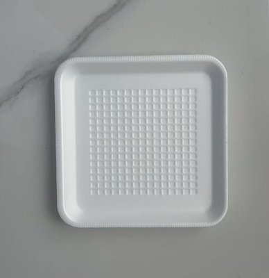 Einweg-Frucht-Flachboden-Tray Schwarz transparentes Kunststoff für frisches Gemüse und Obst Frucht-Tray