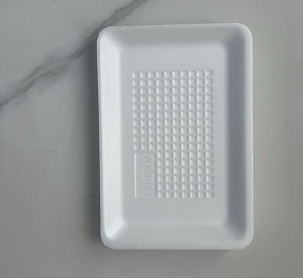 Einweg-Frucht-Flachboden-Tray Schwarz transparentes Kunststoff für frisches Gemüse und Obst Frucht-Tray