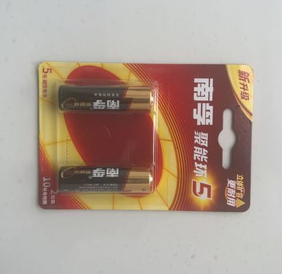 Maßgeschneiderte, langlebige, transparente Kunststoff-Blisterverpackung für Batterien und Mobiltelefone, PVC-Blisterverpackung