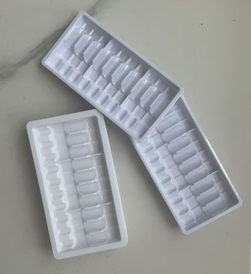 Custom 2ml Ampoule Tray - Cardboard Medicine Packaging 14.3x7.3cm