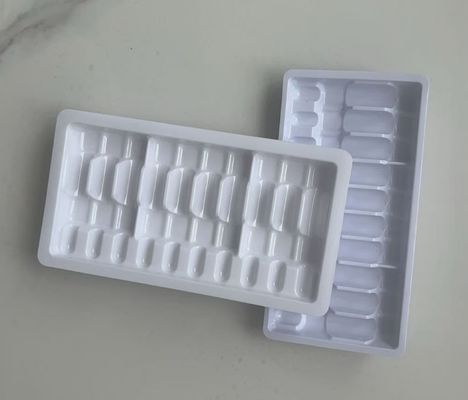 Custom 2ml Ampoule Tray - Cardboard Medicine Packaging 14.3x7.3cm