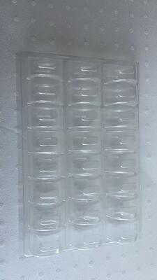 25 Macaron-Verpackungsteile mit Lebensmittel-PET-Plastik, wiederverwendbar und individuell angepasst