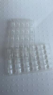 25 Macaron-Verpackungsteile mit Lebensmittel-PET-Plastik, wiederverwendbar und individuell angepasst