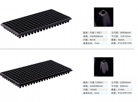 200-Zell-Plastik-Säuglingsbeutel - 2 mm dick und alterungsbeständig für dauerhaftes Pflanzenwachstum