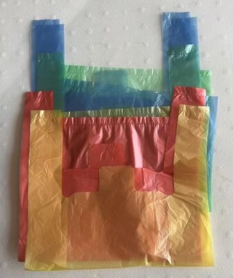 Maßgeschneiderte HDPE-Plastik-Handtasche mit hoher Schlagfestigkeit für den Supermarkt