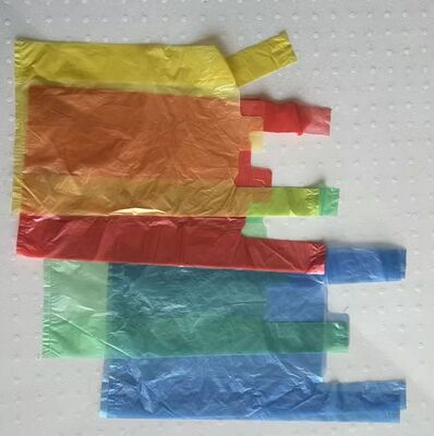 Maßgeschneiderte recycelbare HDPE-Plastiktüten mit hoher Schlagfestigkeit für den Supermarkteinkauf