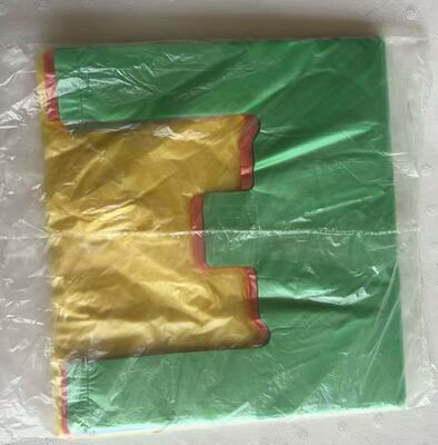Maßgeschneiderte tragbare HDPE-Plastiktüte mit hoher Schlagfestigkeit und recycelbarem Material