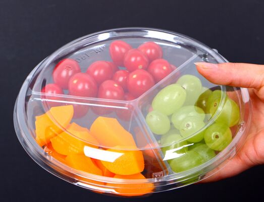 Anpassungsfähige, recycelbare PET-Blisterverpackungen mit Hitzesiegelung für kleine Tomaten- und Traubenverpackungen