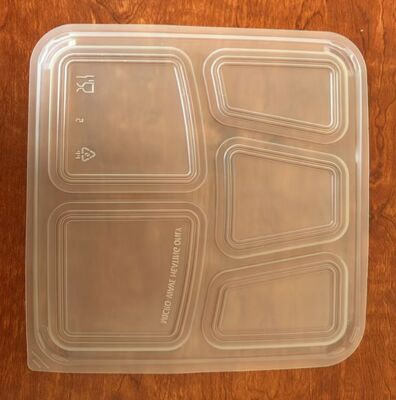 Fastfood-Boxen, Einweg-Fastfood-Boxen, PP-Fastfood-Boxen, 5-teilige Fastfood-Boxen