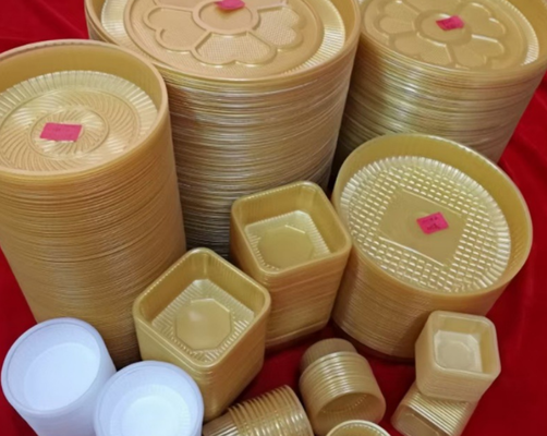 Customizable Recyclable PET Box with Heat Sealing for Macaron Plastic Packaging