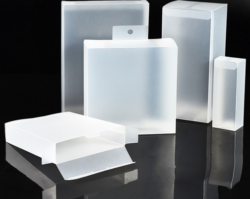PVC-transparente Verpackungskiste, Geschenk-PET-gedruckte Faltschachtel, Werbeverpackungskiste, individuell angepasstes Logo-Muster erhältlich