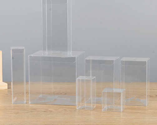 Durchsichtige PVC-Verpackungskiste, maßgeschneiderte Maskenverpackung, Tierkiste mit mattem Finish, PP-Kunststoffklappkiste, Geschenkkiste